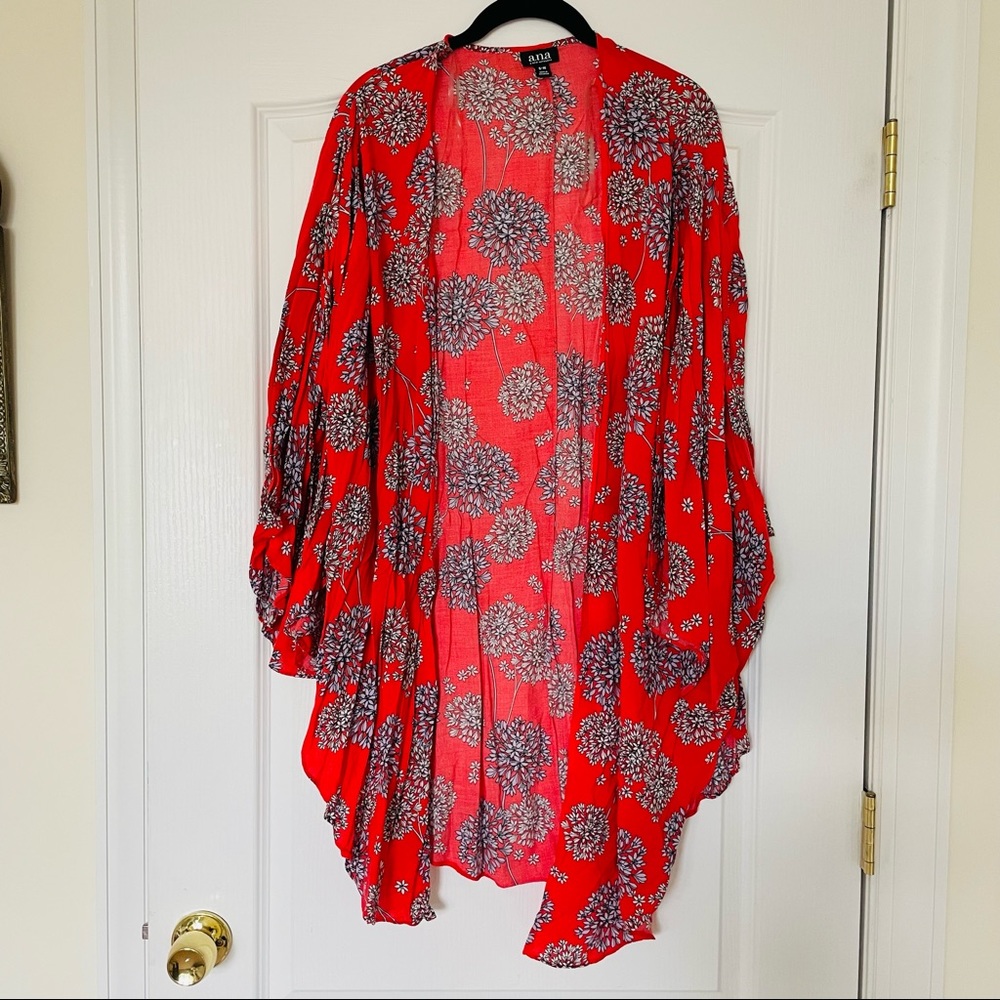 Ana Orange/Red Duster Cover Up